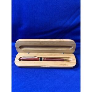 Laser Etch Wood Box and Cigar Ball Point Pen Set
